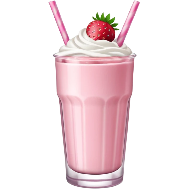 Milkshake çilekli emoji