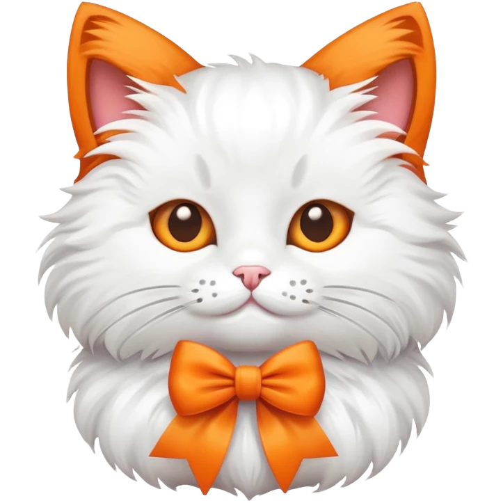 cat with a bow emoji