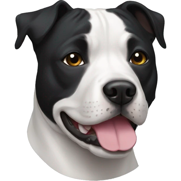 black staffie emoji
