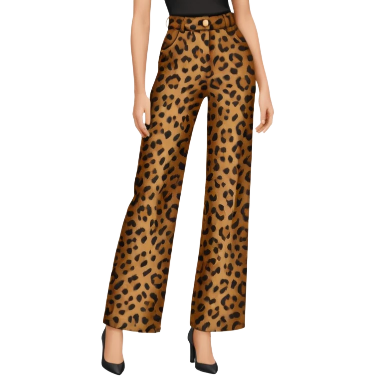 leopard print trouser emoji