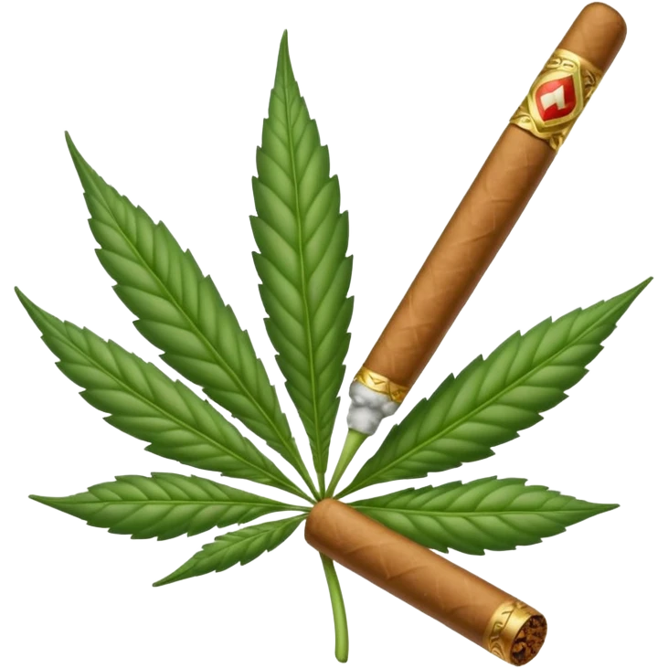 Crea un cigarro de marihuana  emoji