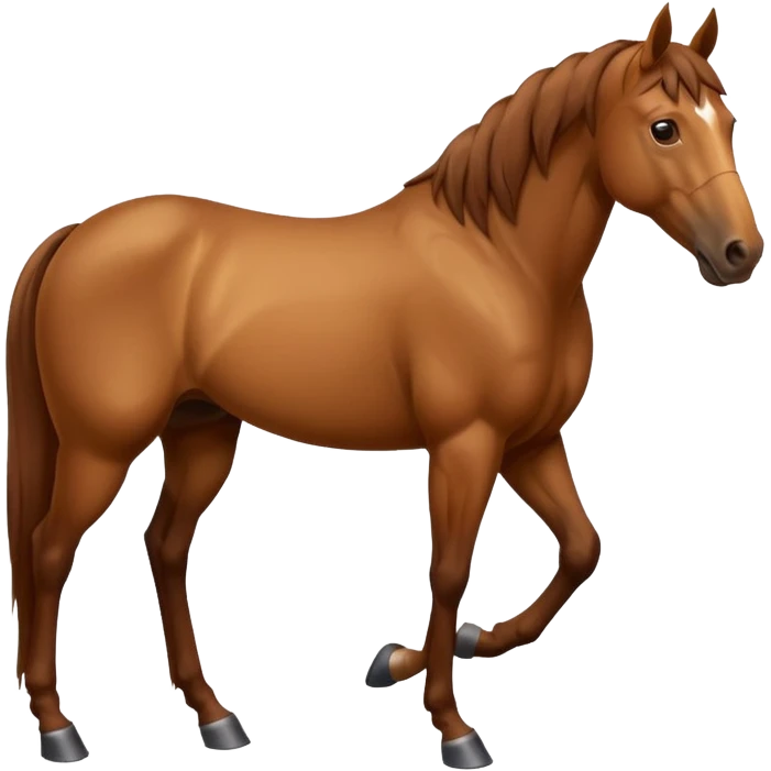 brown horse emoji