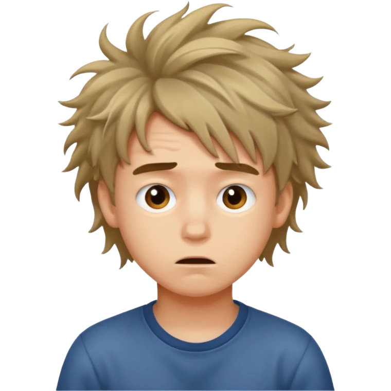 Confused boy emoji