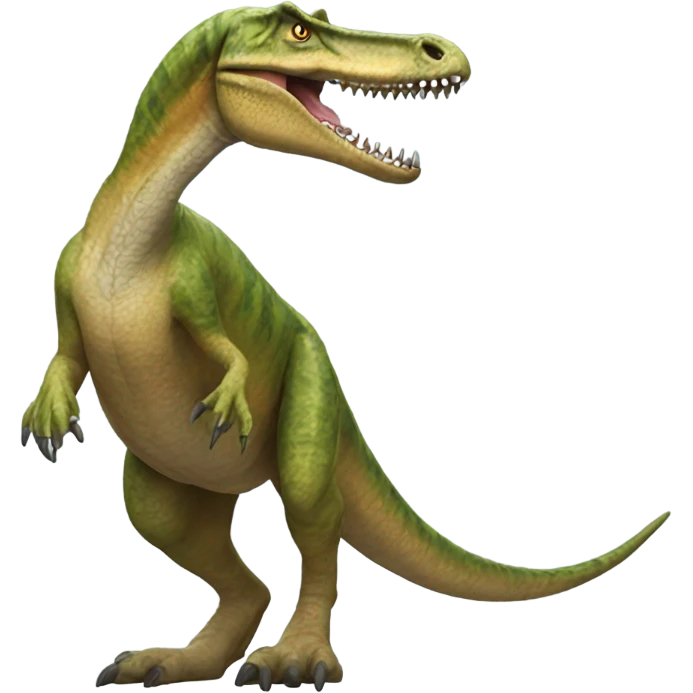 Realistic baryonyx emoji