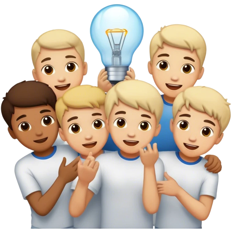 boys having fun indoors emoji