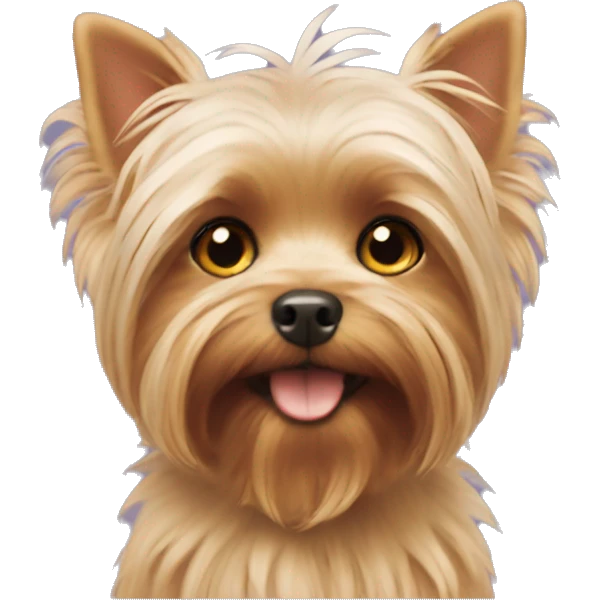 Cute Yorkshire  emoji