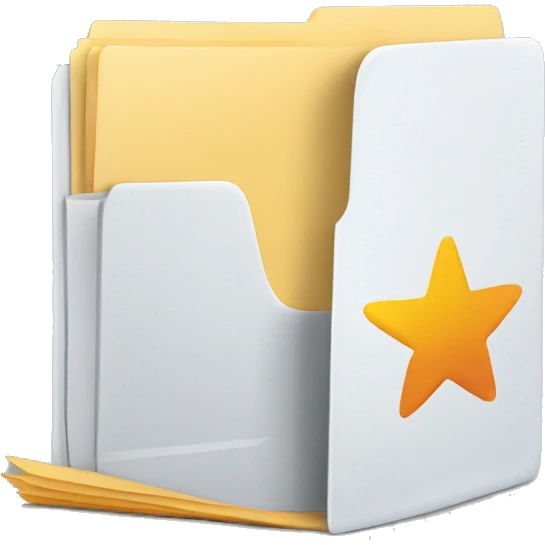 folder full of documents and uni logo emoji