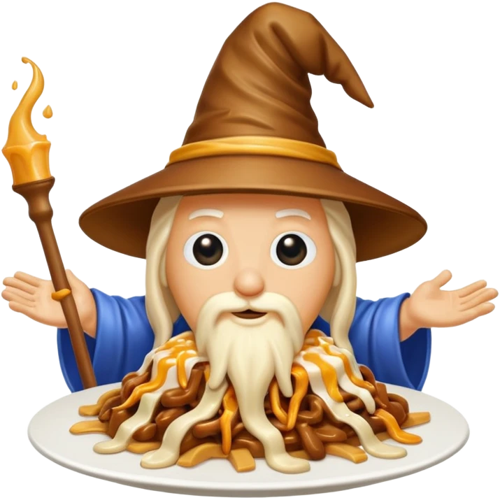 Poutine wizard emoji