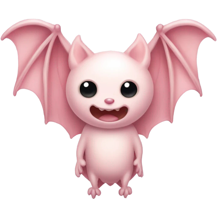 light pink bat  emoji