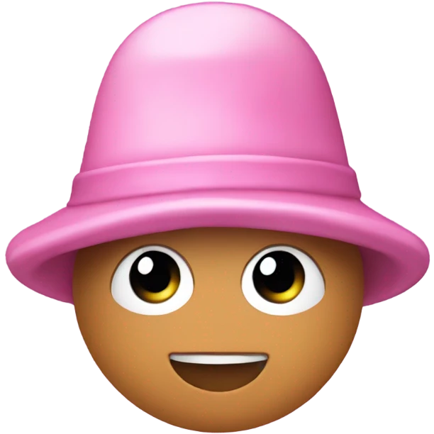 peanut shell with a pink hat emoji