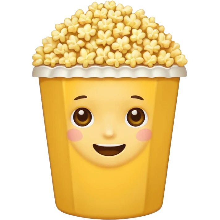 Popcorn with a body  emoji