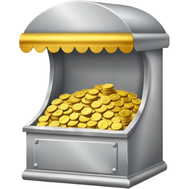 Stall with Coins  emoji