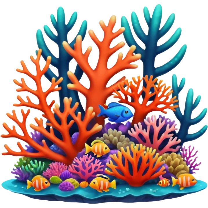Coral reef emoji