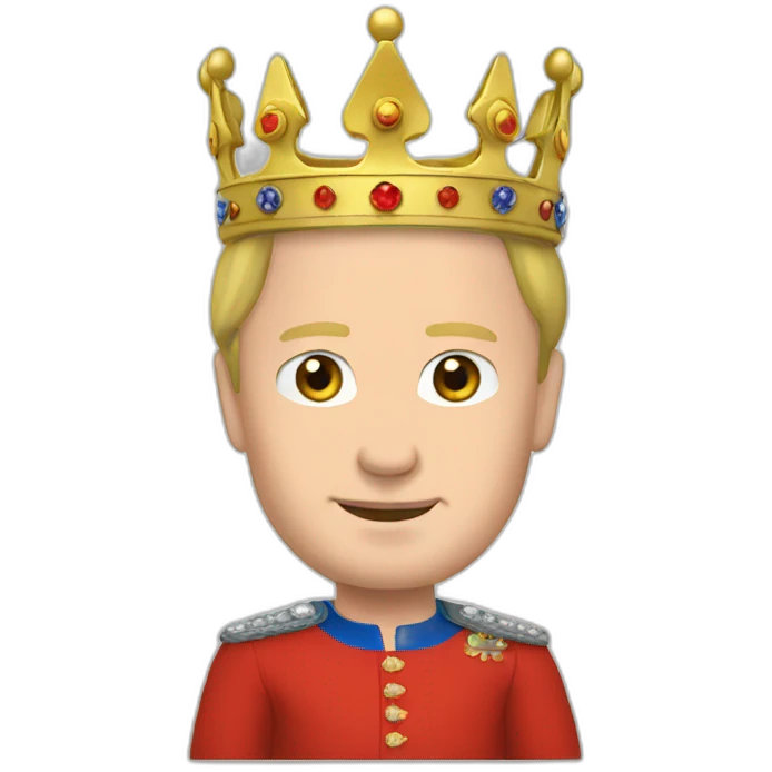 putin-with-crown emoji
