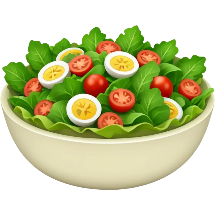 BOWL DI INSALATA,  iperrealistico 4k, No tomatoes emoji