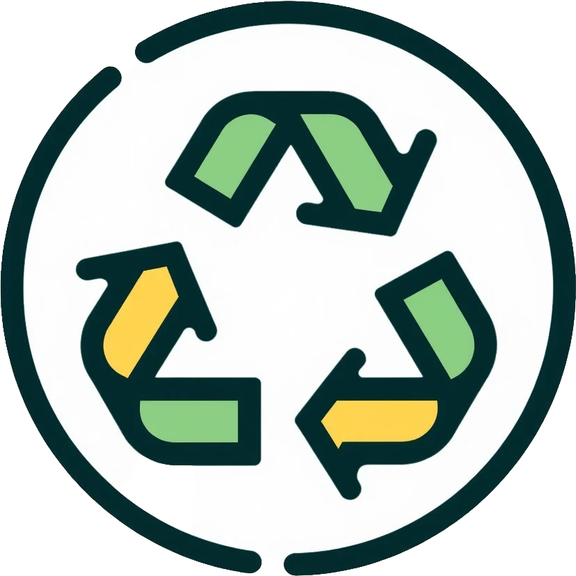 recycle symbol with arrows in a circle emoji