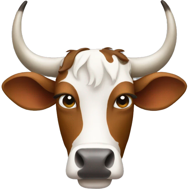 longhorn cow emoji