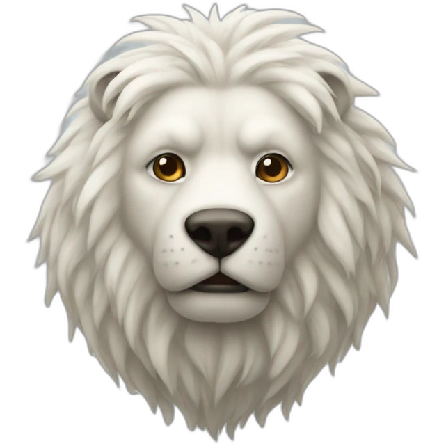 Un blanc bete emoji