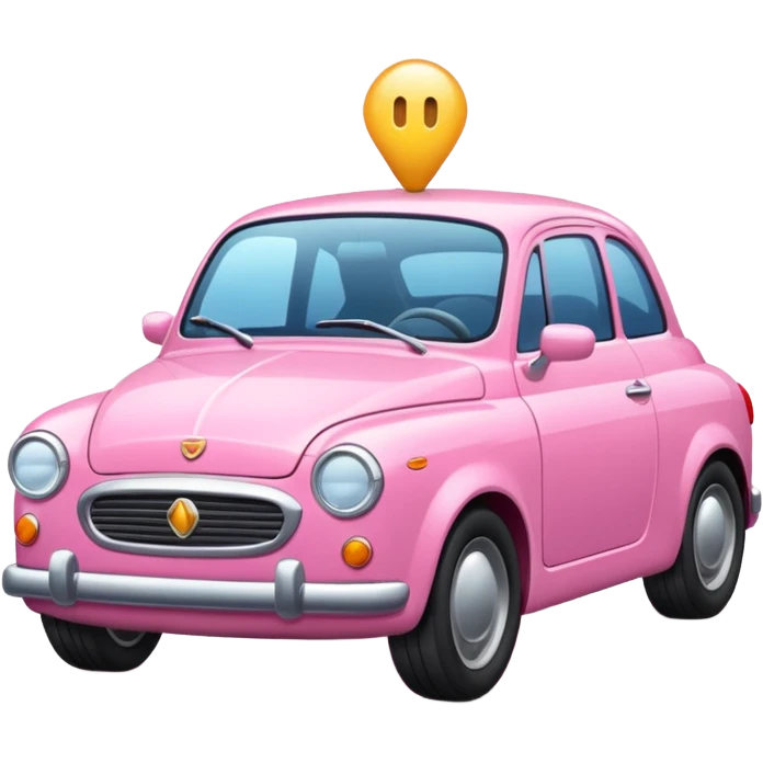 coche rosa clarito emoji