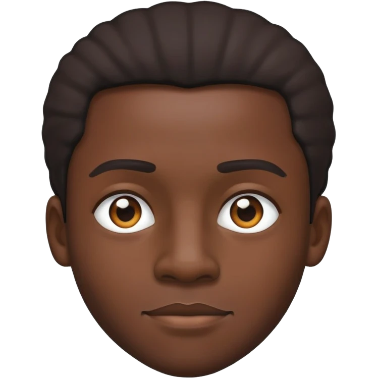 Black man emoji