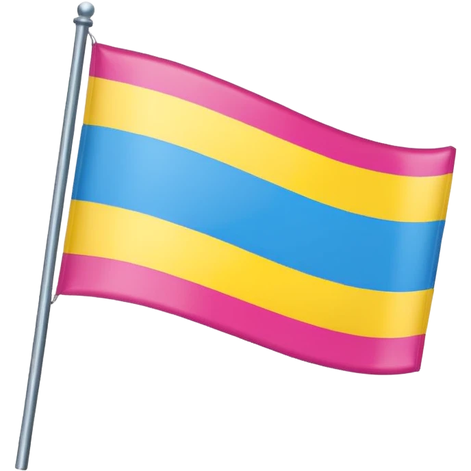 Pansexual small flag emoji emoji