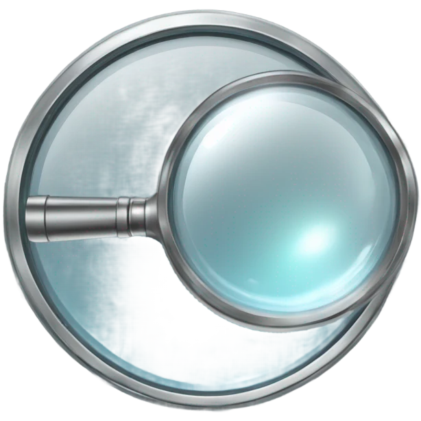 magnifying glass emoji