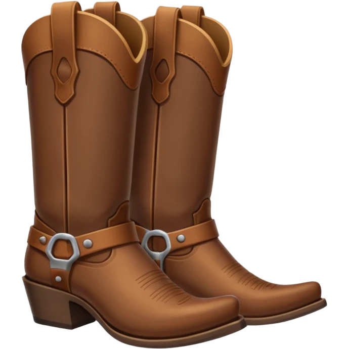 Cowboy Boot minimalistic emoji