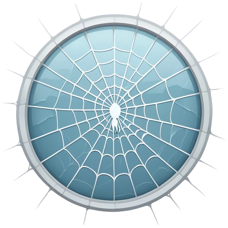 cracked window emoji