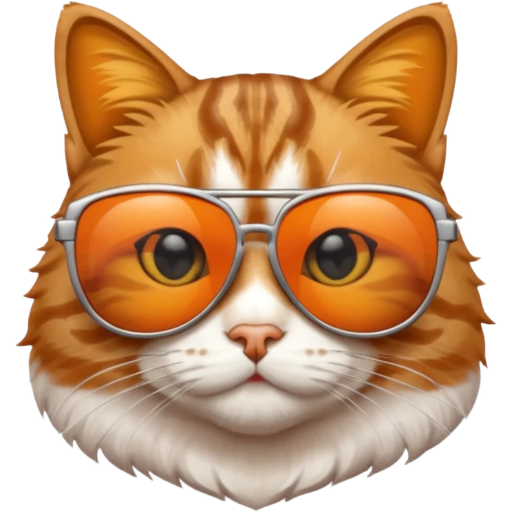 Cat wearing sunglasses emoji