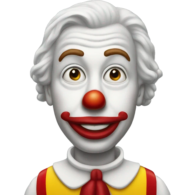 Ronald McDonald clown  emoji