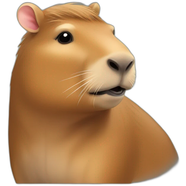 Capybara sur cheval emoji