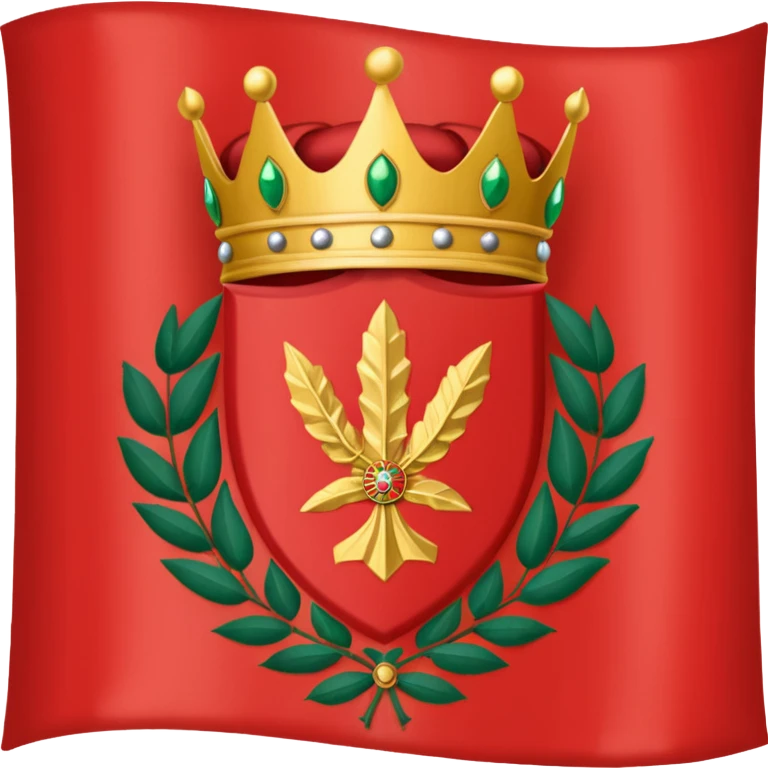 peux tu me générer le drapeau de l'empire romain en mode emoji drapeau basique avec une couronne de l'aurier et marquer SPQR au milieux emoji