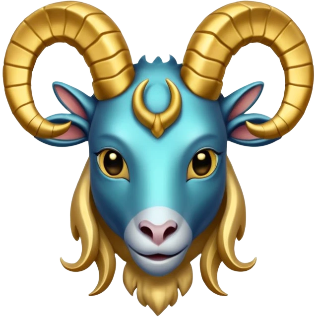 Make a logo for dj with sea goat with a name of Deejay Harris  emoji