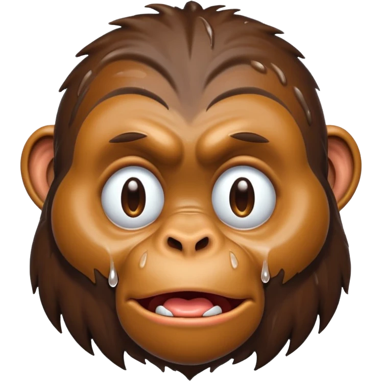 ape crying emoji