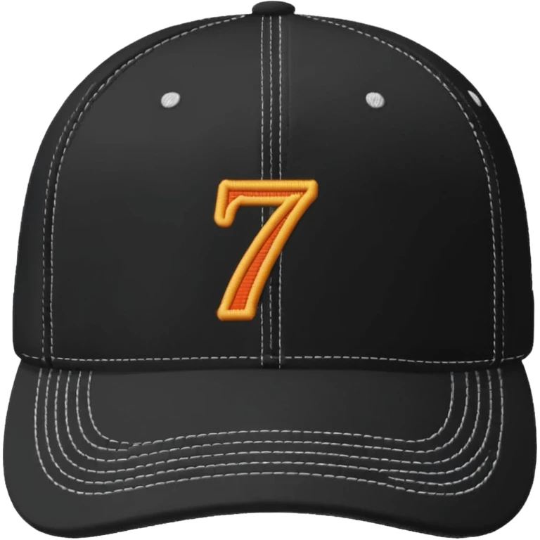 A black cap with the numbers 701  emoji