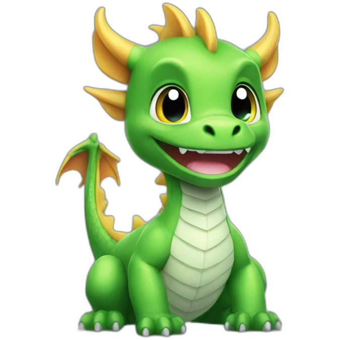 dragon cute PLASTIC emoji