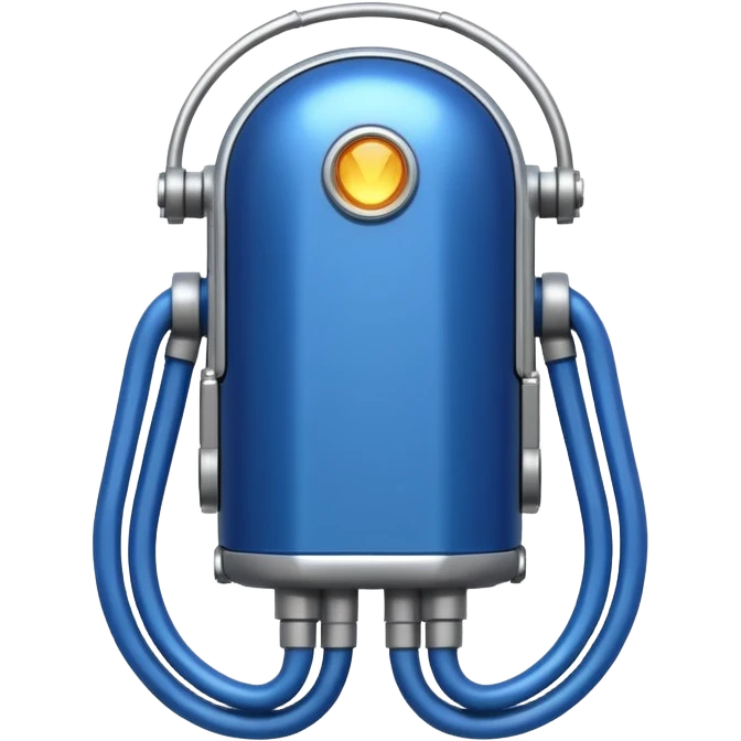 blue jetpack emoji