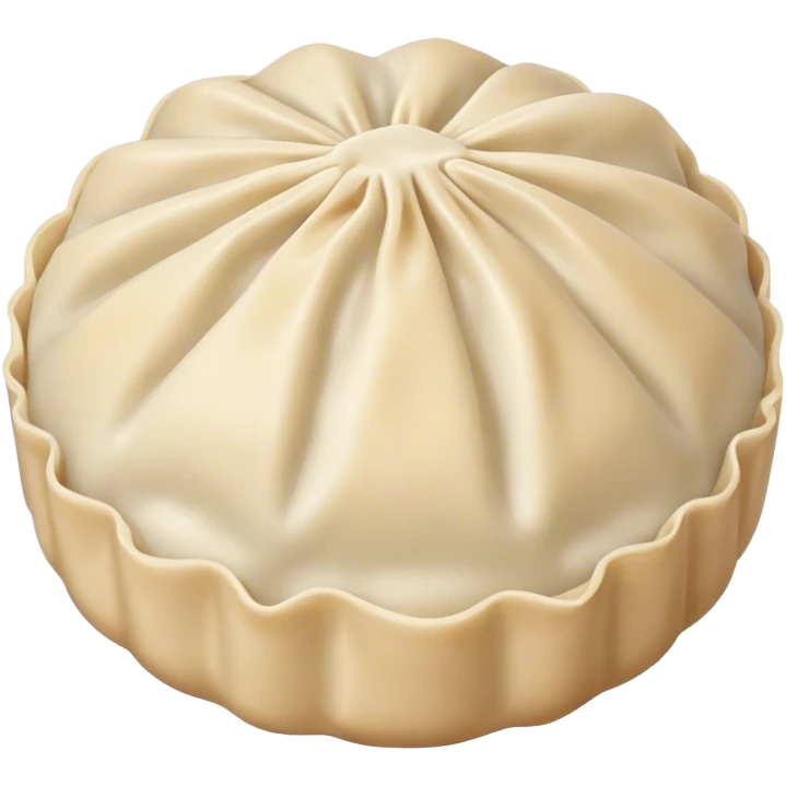 a single buuz Mongolian steamed dumpling  emoji