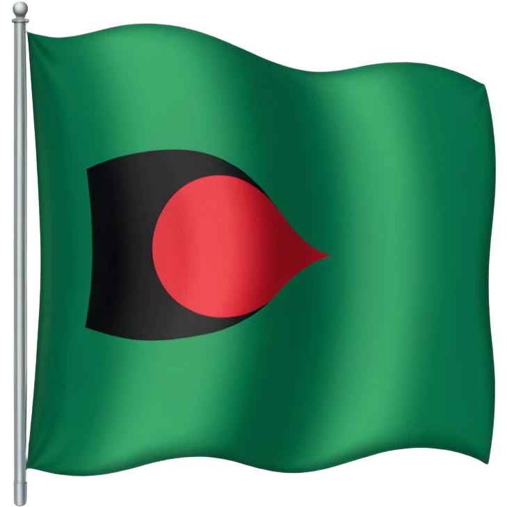 علم ليبيا الاخظر emoji