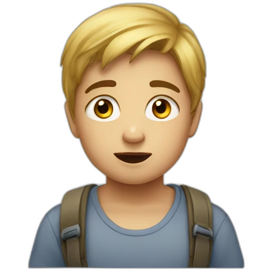 Enfant qui va pleurer emoji