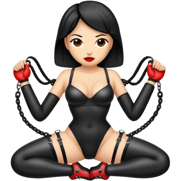 kinky bdsm woman emoji