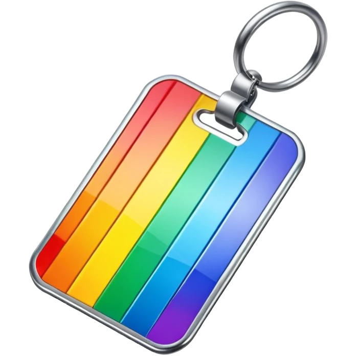 Rainbow price tag emoji