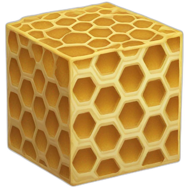 honeycomb cube emoji