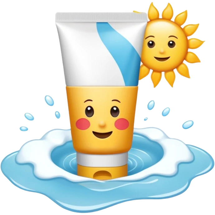 Suncream emoji