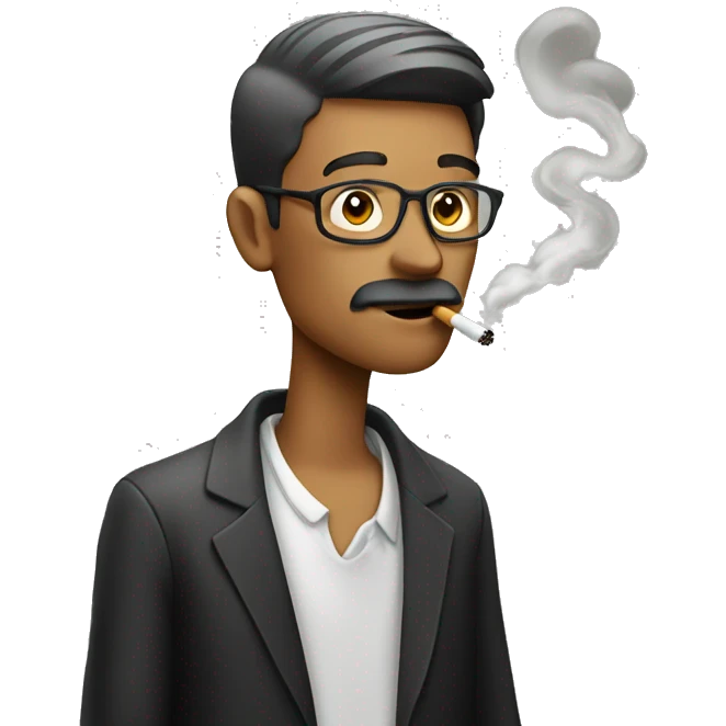Person smoking emoji