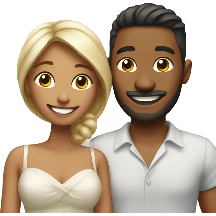 Happy couple  emoji