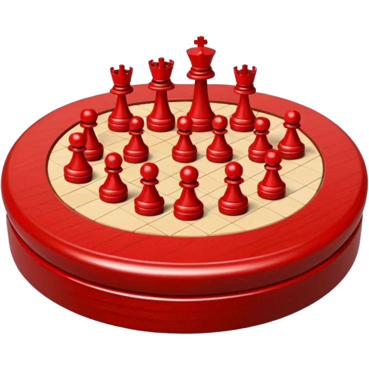 Xiangqi chess circle piece, generals piece emoji