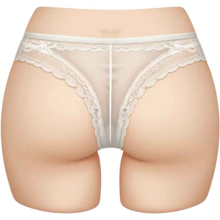 Panty covered butt emoji