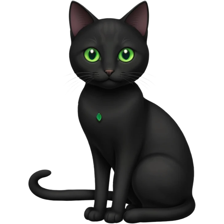 black Office cat emoji