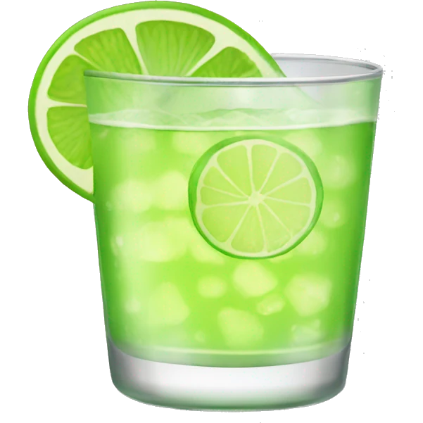 Drink with lime emoji